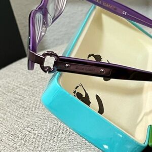 KATE SPADE NY LOVED AUTHENTIC ‘SUSANNA’ DESIGN RX READY PURPLE FRAME EYEGLASSES